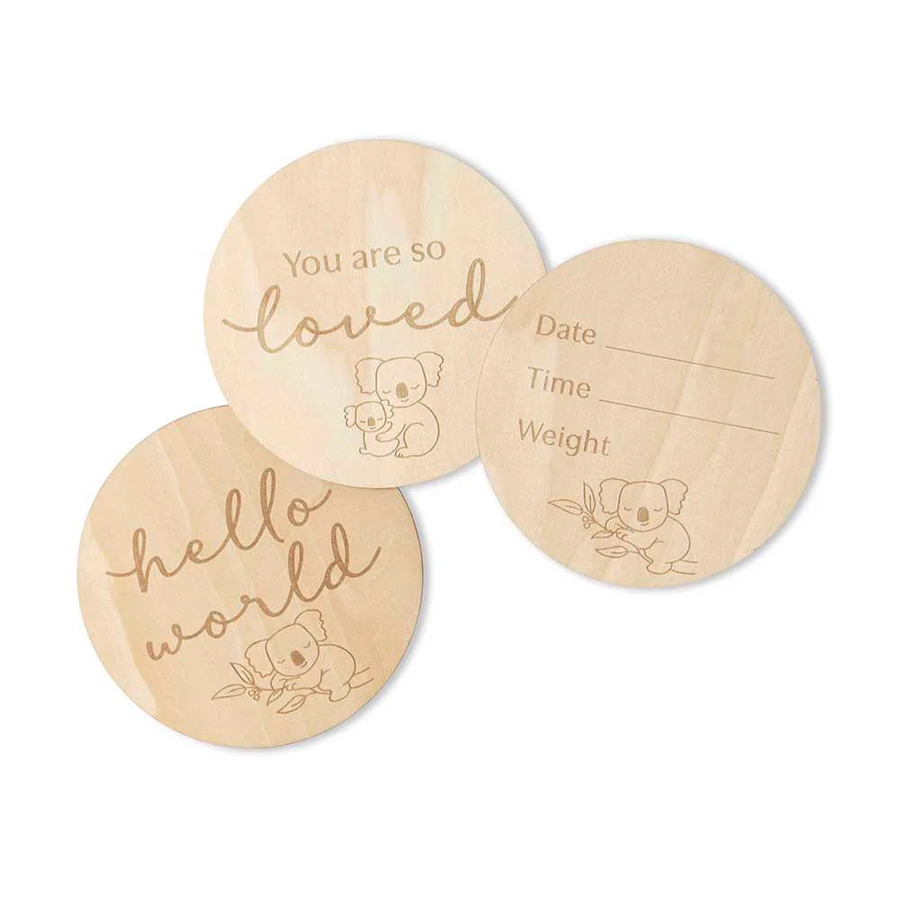 Koala Wooden Milestone Cards - Image 7