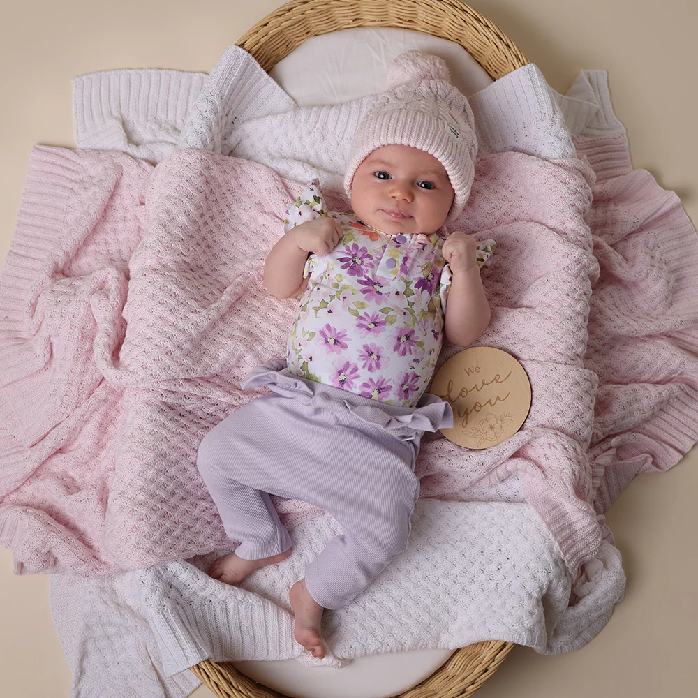 Lavender Organic Pants with Frill - Image 10