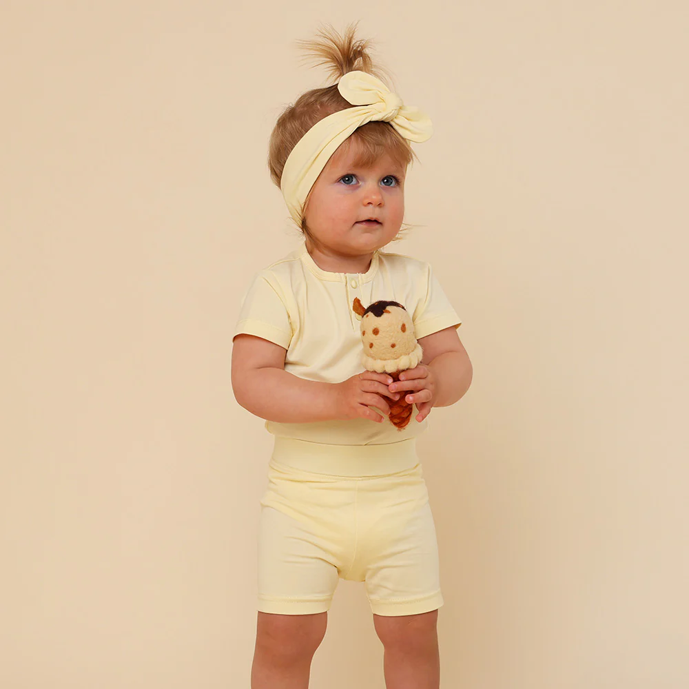 Lemon Sorbet Organic Bike Shorts - Image 5