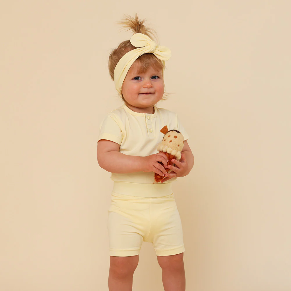 Lemon Sorbet Organic Bike Shorts - Image 6