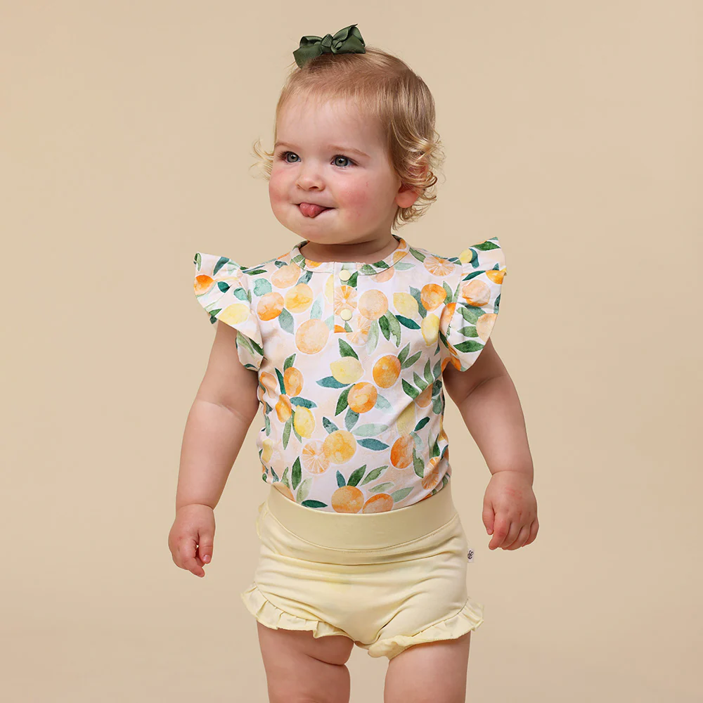 Lemon Sorbet Organic Jersey Bloomers - Image 5