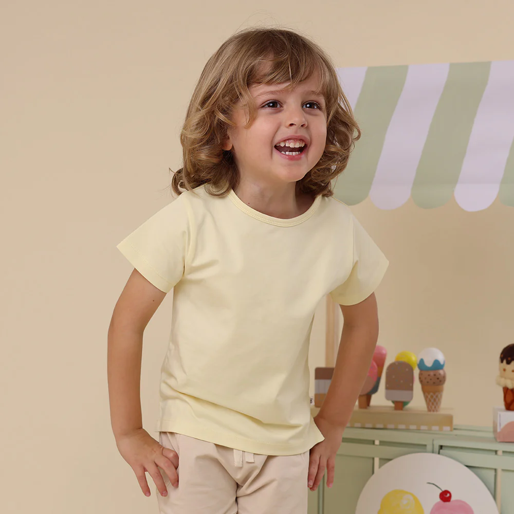 Lemon Sorbet Organic T-Shirt - Image 3