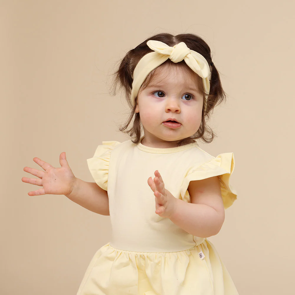 Lemon Sorbet Short Sleeve Organic Dress - Image 6