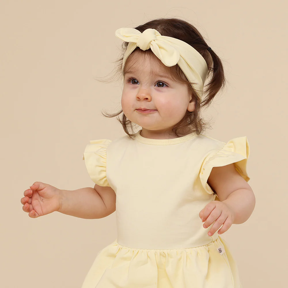Lemon Sorbet Short Sleeve Organic Dress - Image 7