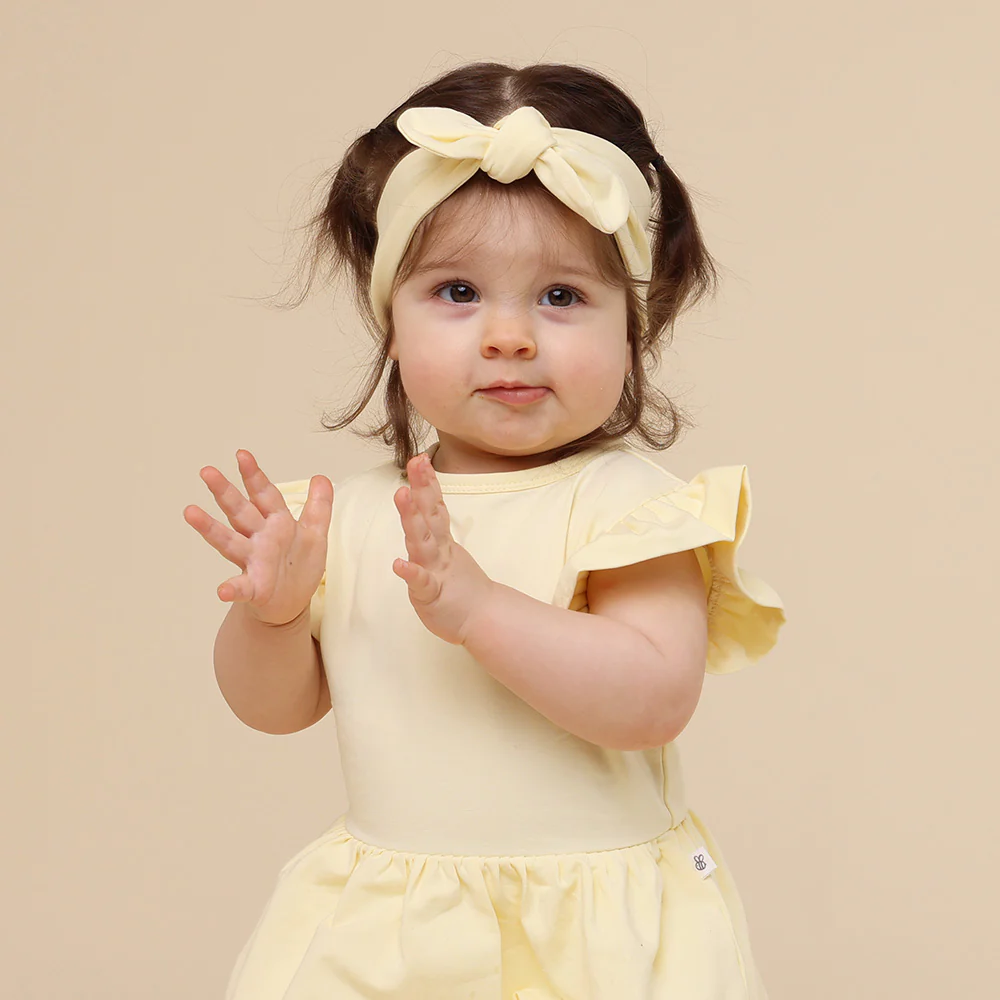 Lemon Sorbet Short Sleeve Organic Dress - Image 8
