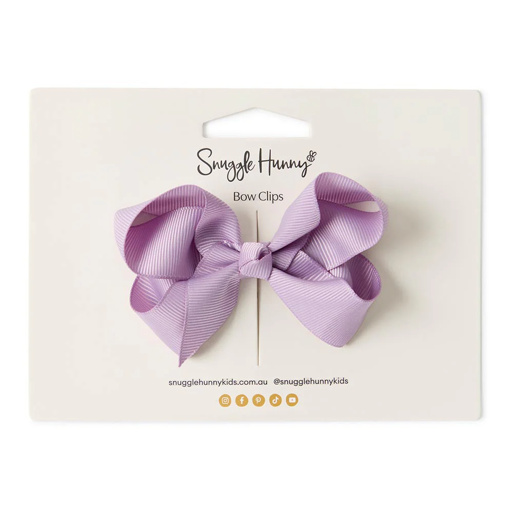 Lilac Bow Hair Clip - Image 3