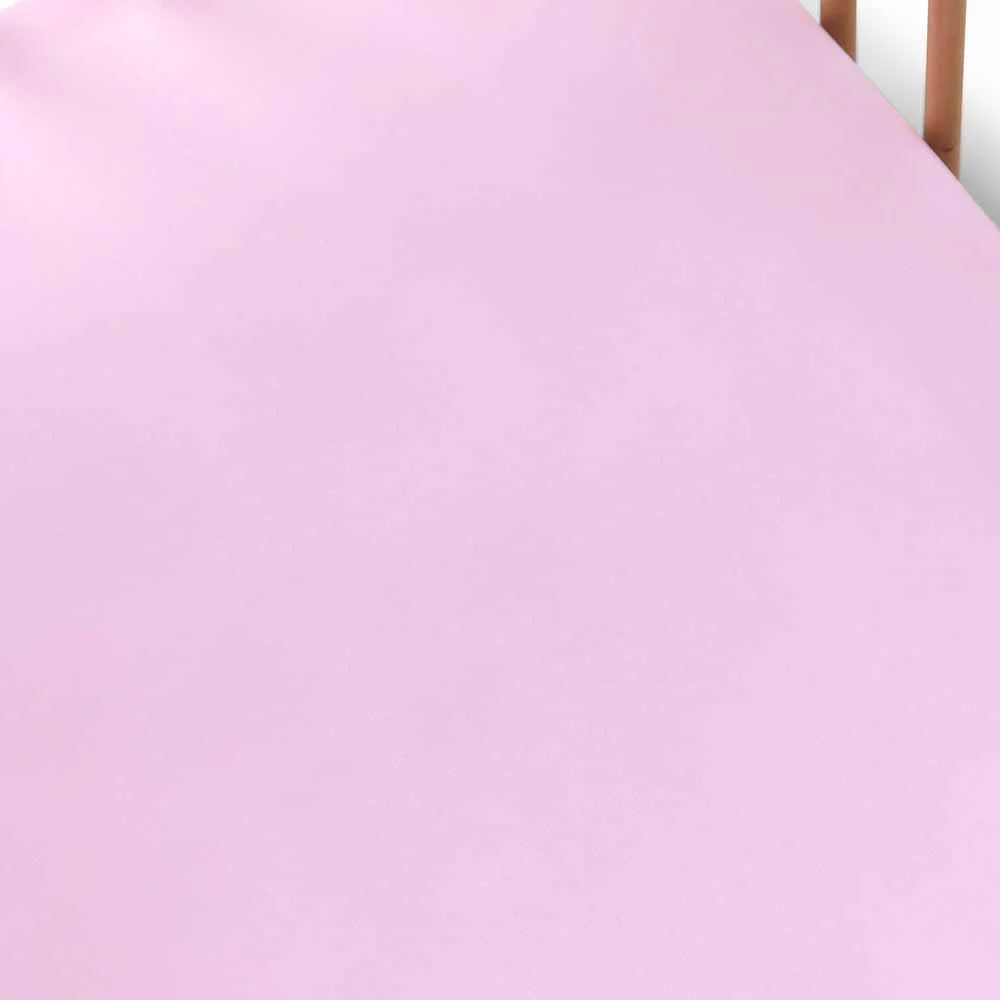 Lilac Organic Fitted Cot Sheet - Image 2
