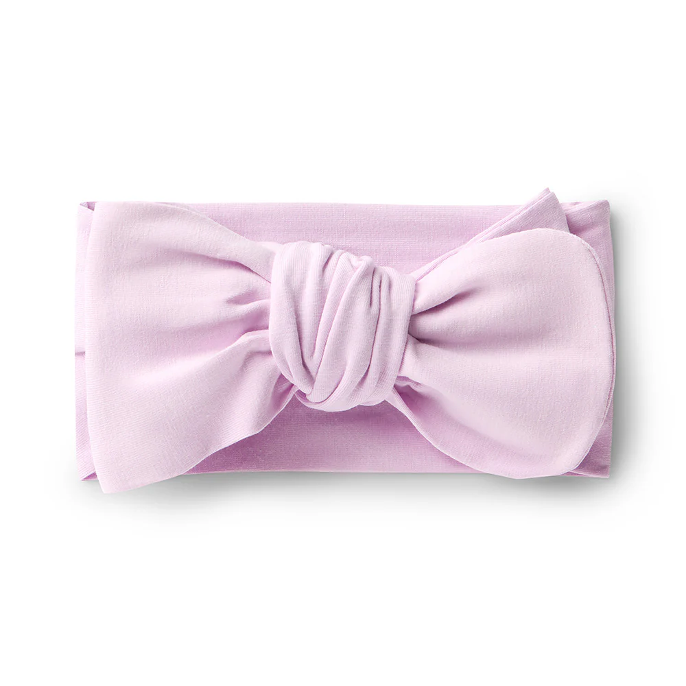 Lilac Organic Oversized Bow - Image 2