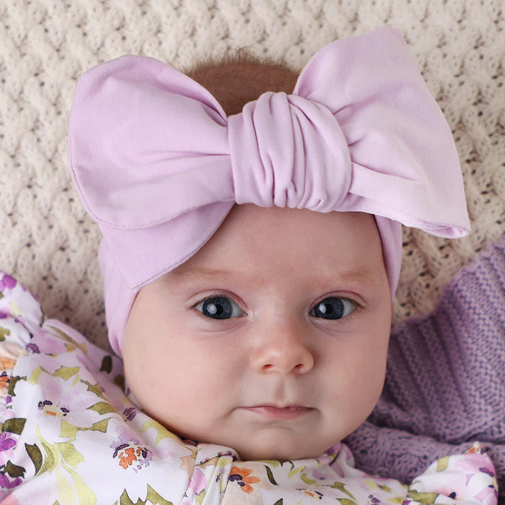 Lilac Organic Oversized Bow - Image 4