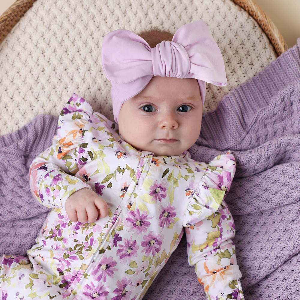 Lilac Organic Oversized Bow - Image 6