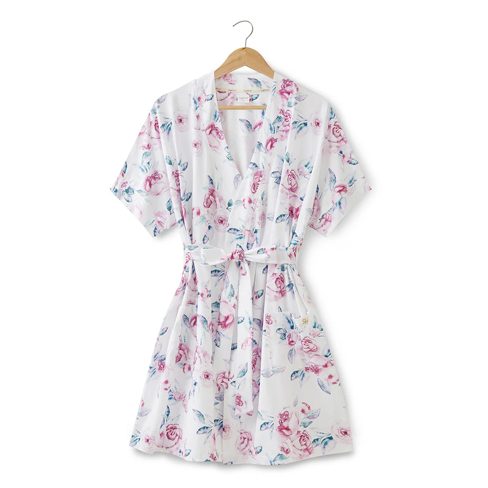 Lilac Skies Organic Maternity Robe - Image 2