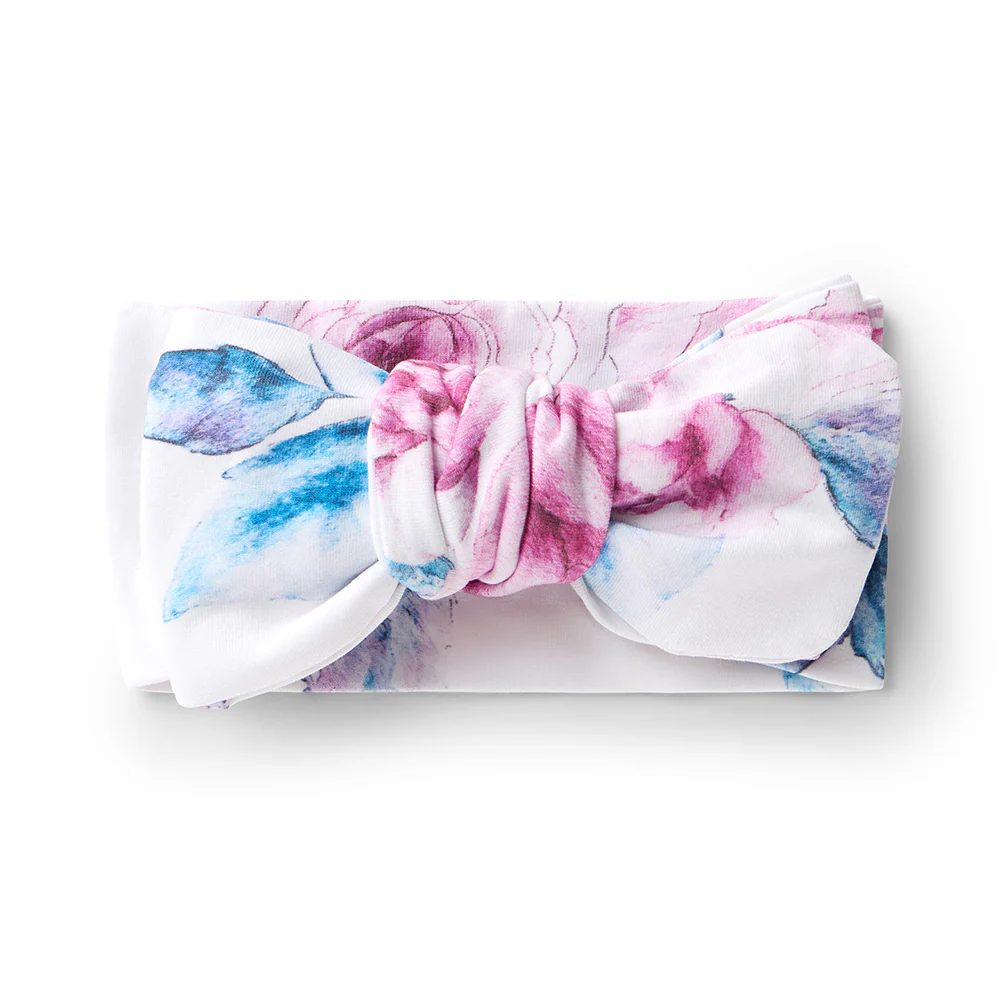 Lilac Skies Organic Oversized Bow - Image 2