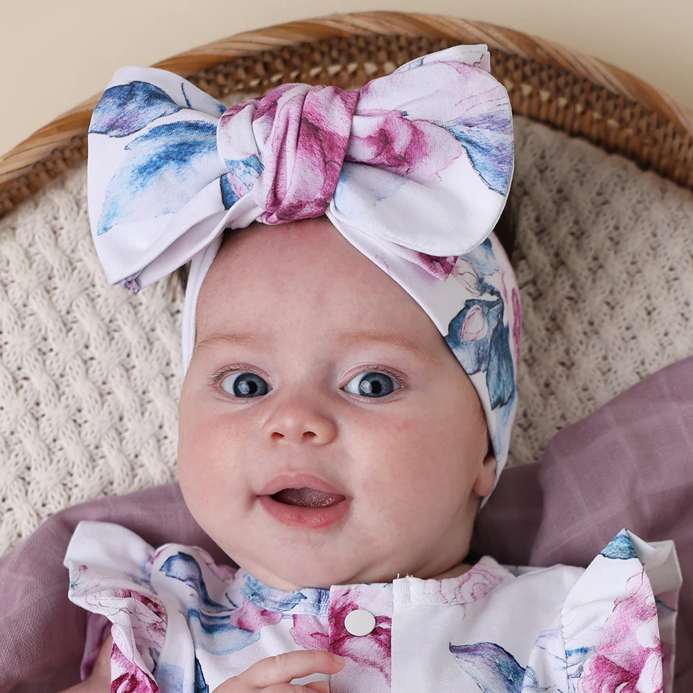 Lilac Skies Organic Oversized Bow - Image 3