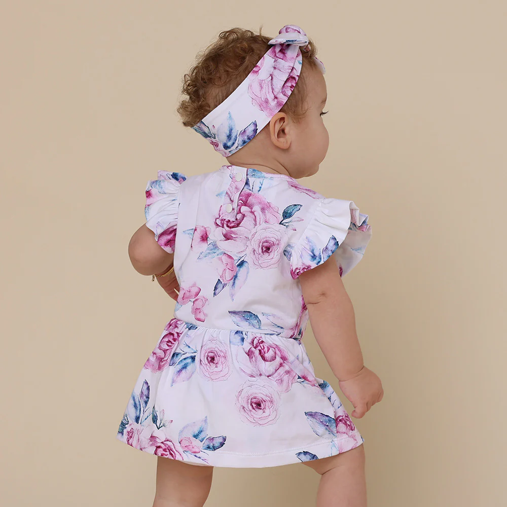 Lilac Skies Short Sleeve Organic Dress - Image 13