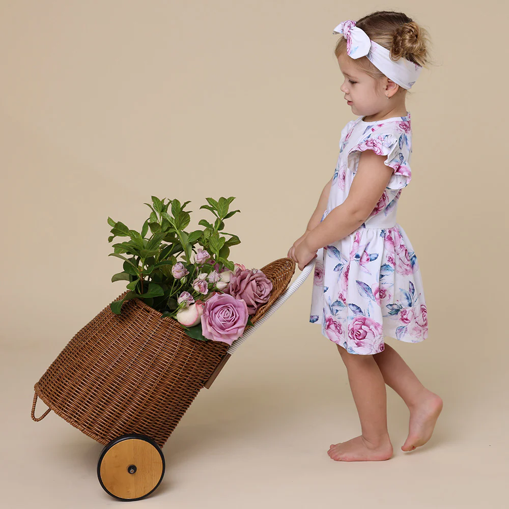 Lilac Skies Short Sleeve Organic Dress - Image 14