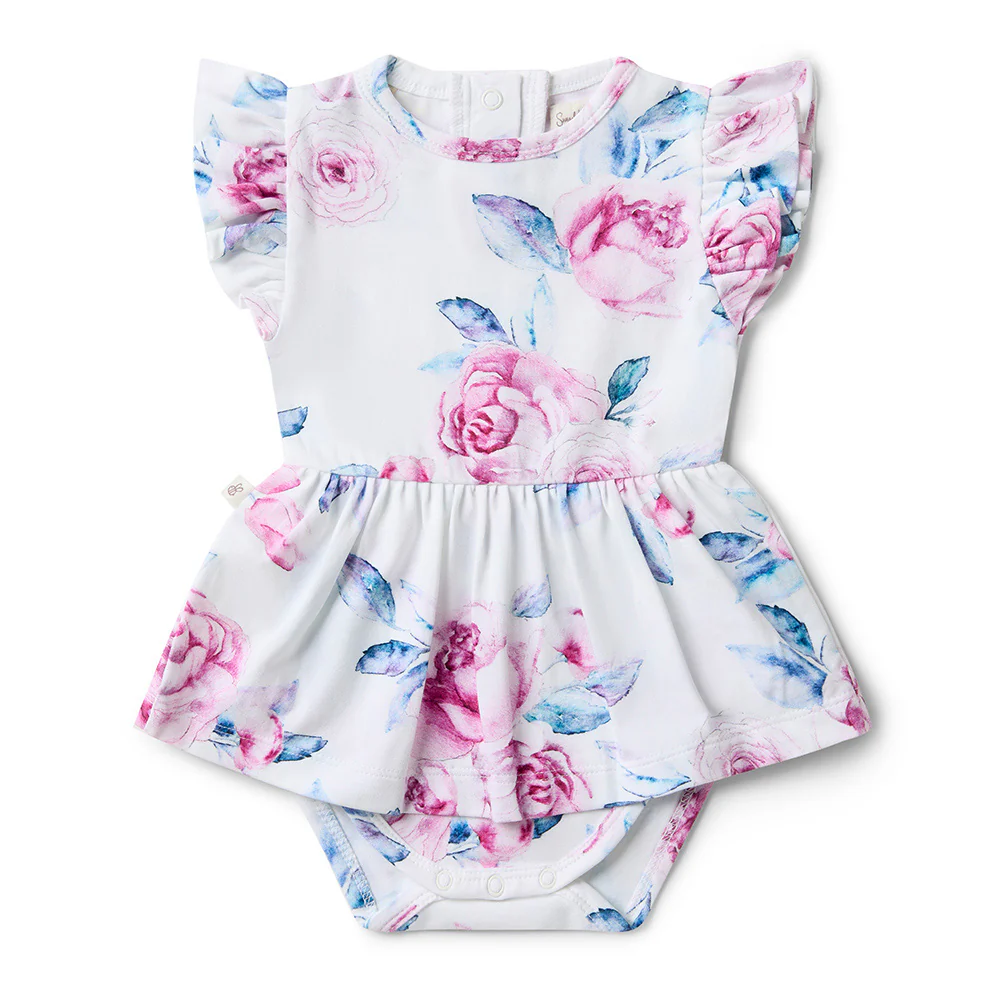 Lilac Skies Short Sleeve Organic Dress - Image 2