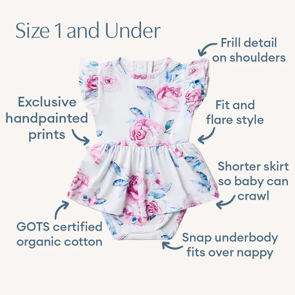 Lilac Skies Short Sleeve Organic Dress - Image 5