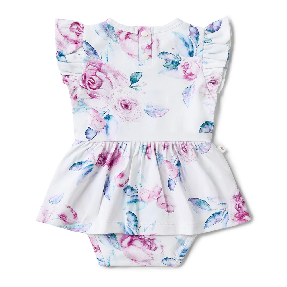 Lilac Skies Short Sleeve Organic Dress - Image 8