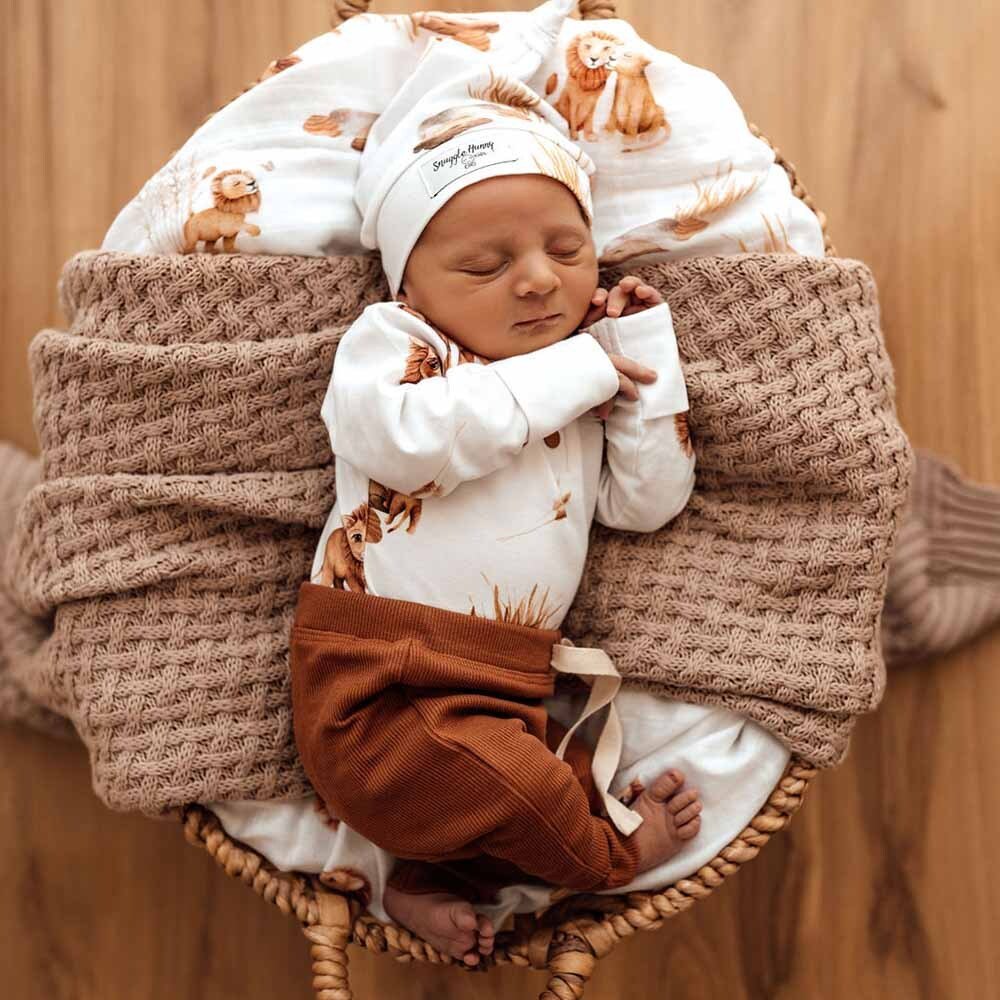 Lion Long Sleeve Organic Bodysuit - Image 5