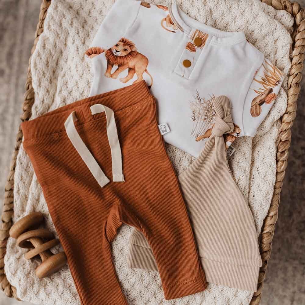Lion Long Sleeve Organic Bodysuit - Image 9