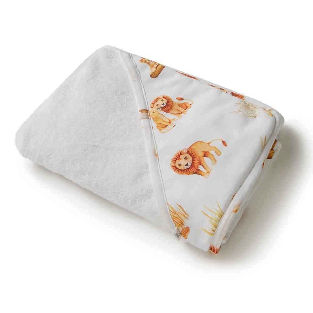 Lion Organic Baby Towel & Wash Cloth Set - Image 5
