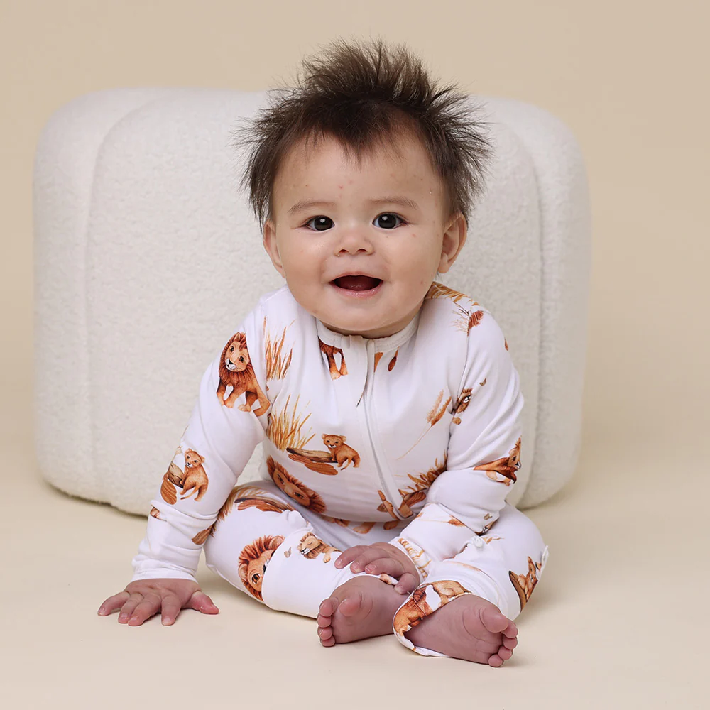 Lion Organic Snugglesuit Convertible Romper - Image 3