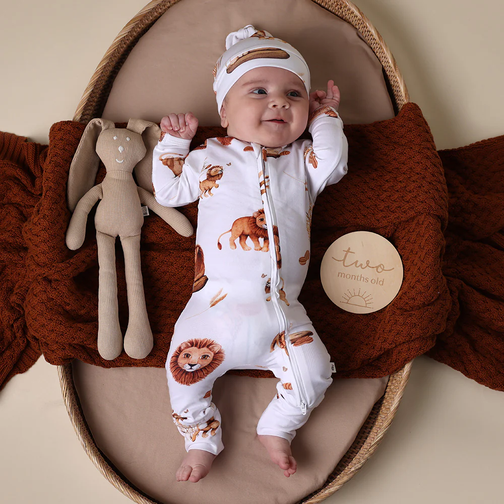 Lion Organic Snugglesuit Convertible Romper - Image 7