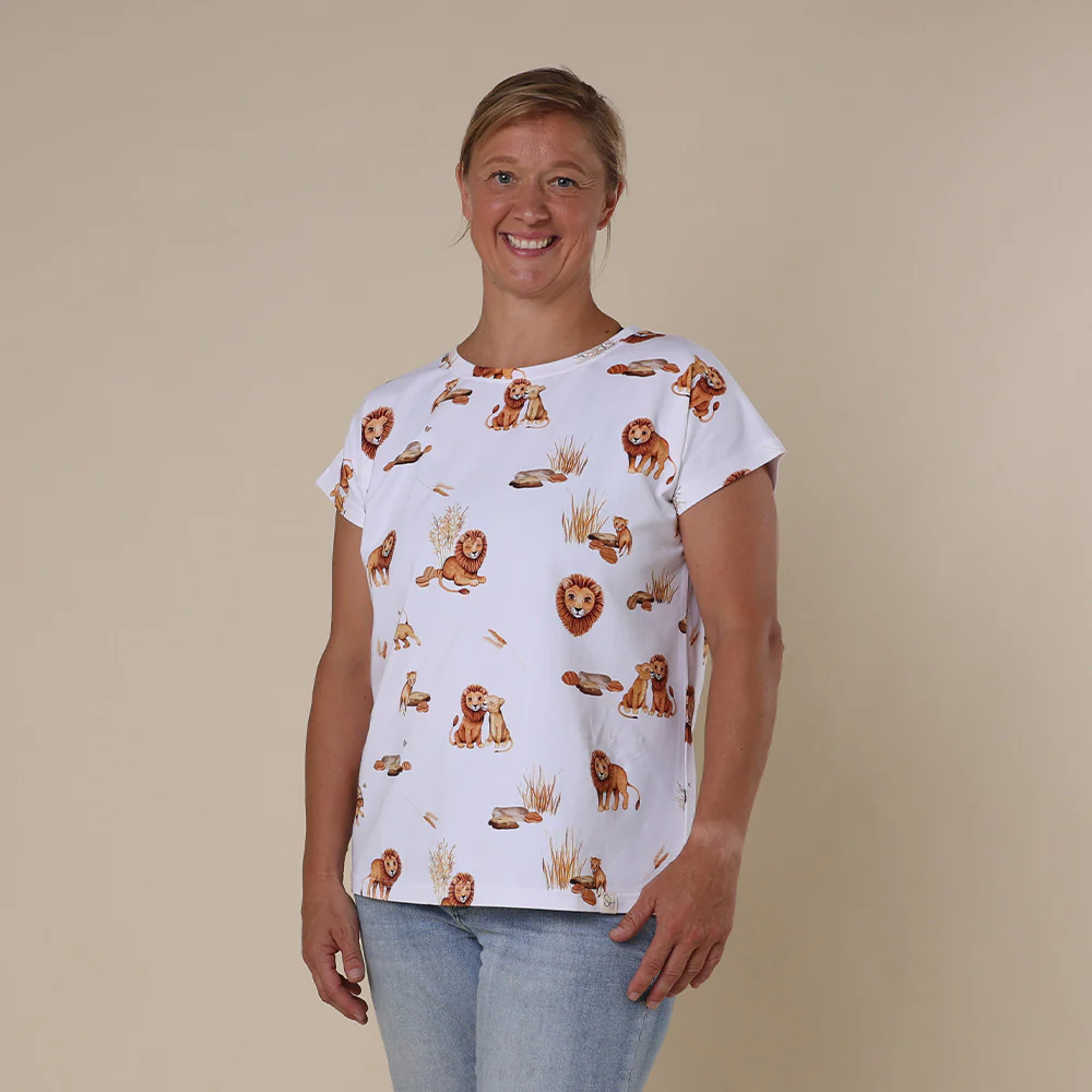 Lion Organic Womens T-Shirt - Image 5