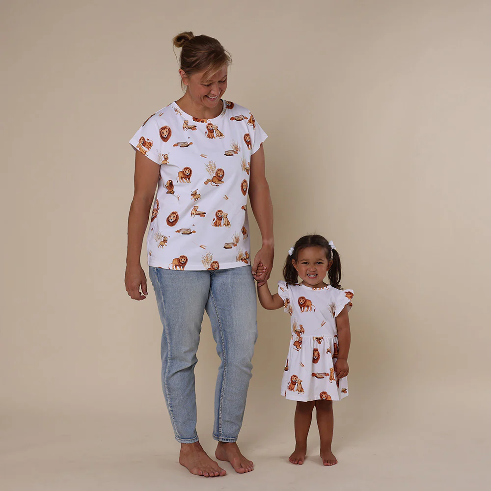 Lion Organic Womens T-Shirt - Image 6