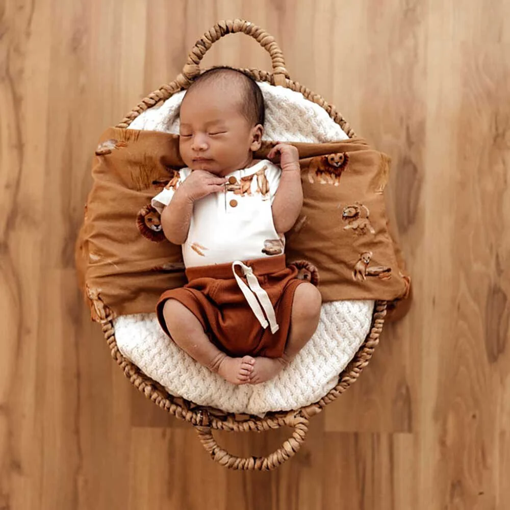 Lion Short Sleeve Organic Bodysuit - Image 10