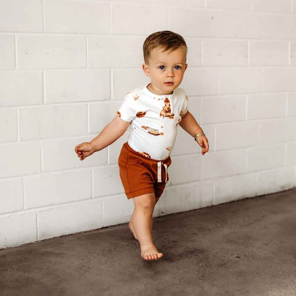 Lion Short Sleeve Organic Bodysuit - Image 12