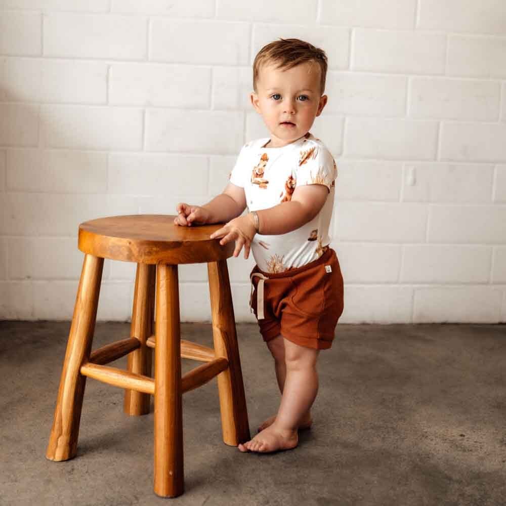 Lion Short Sleeve Organic Bodysuit - Image 9