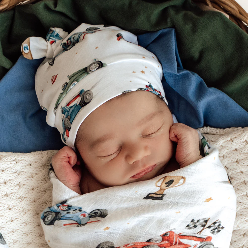 Little Racers Organic Knotted Beanie - Image 5