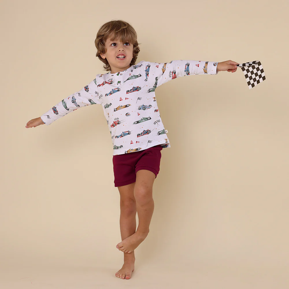 Little Racers Organic Long Sleeve Top - Image 10