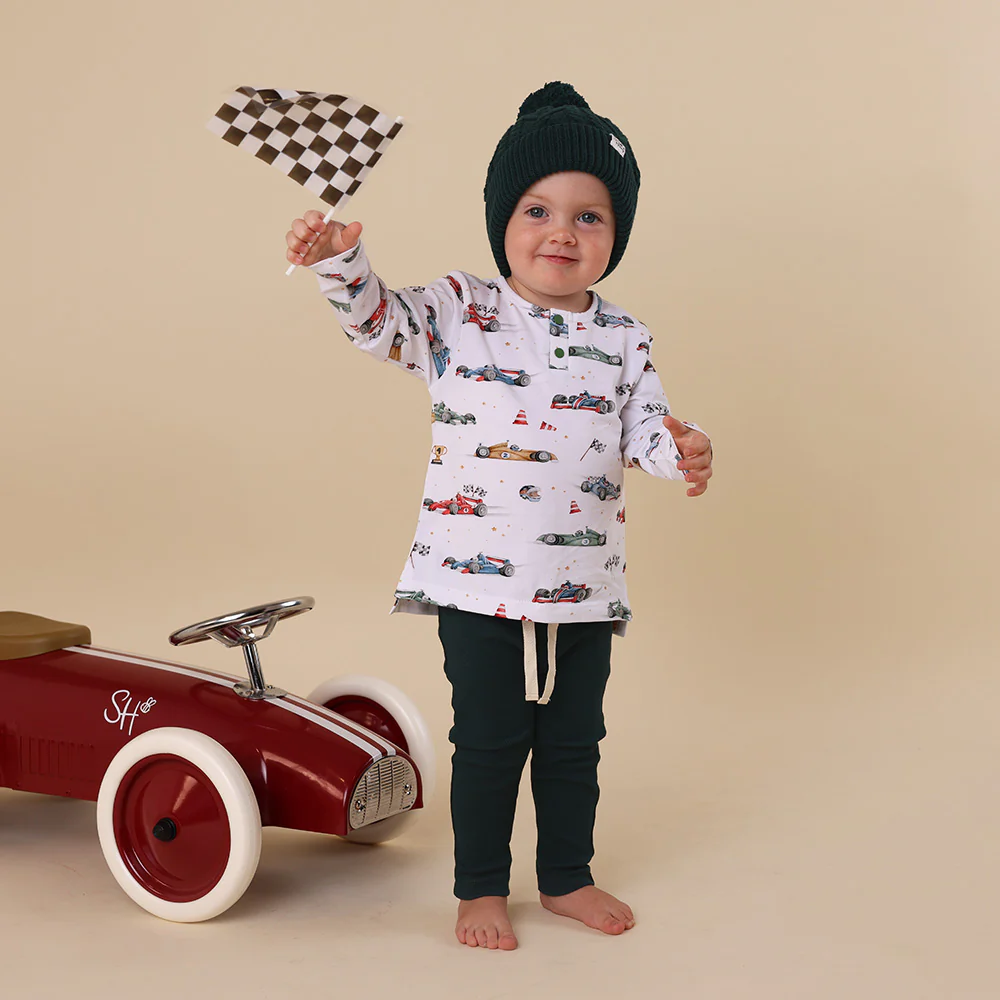 Little Racers Organic Long Sleeve Top - Image 4