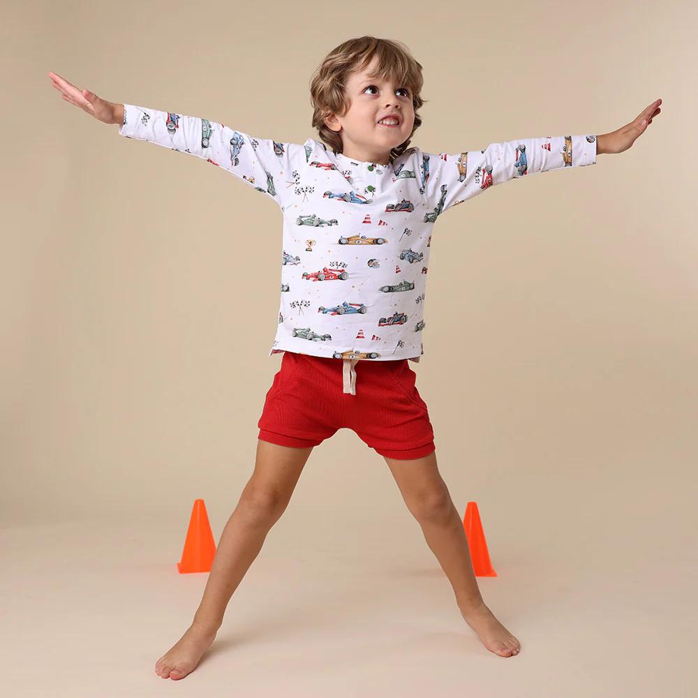 Little Racers Organic Long Sleeve Top - Image 5