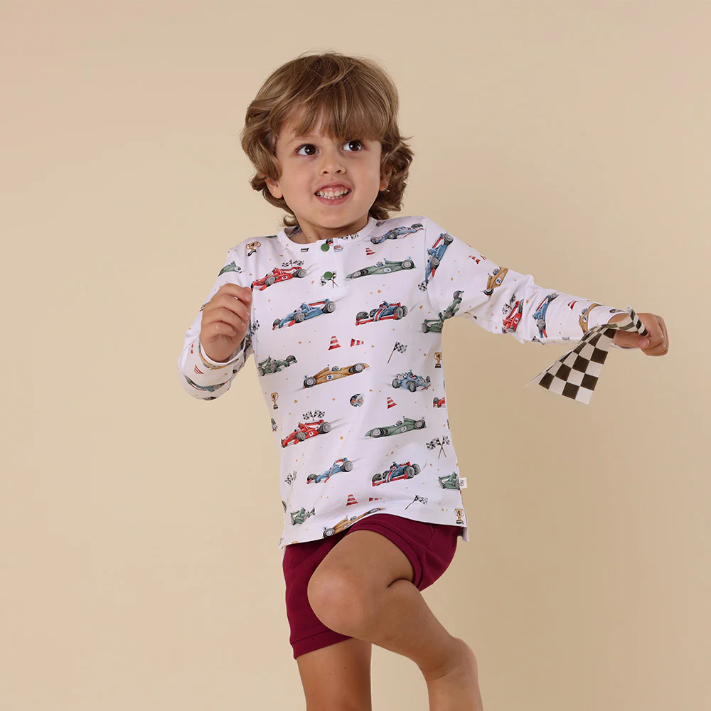 Little Racers Organic Long Sleeve Top - Image 7