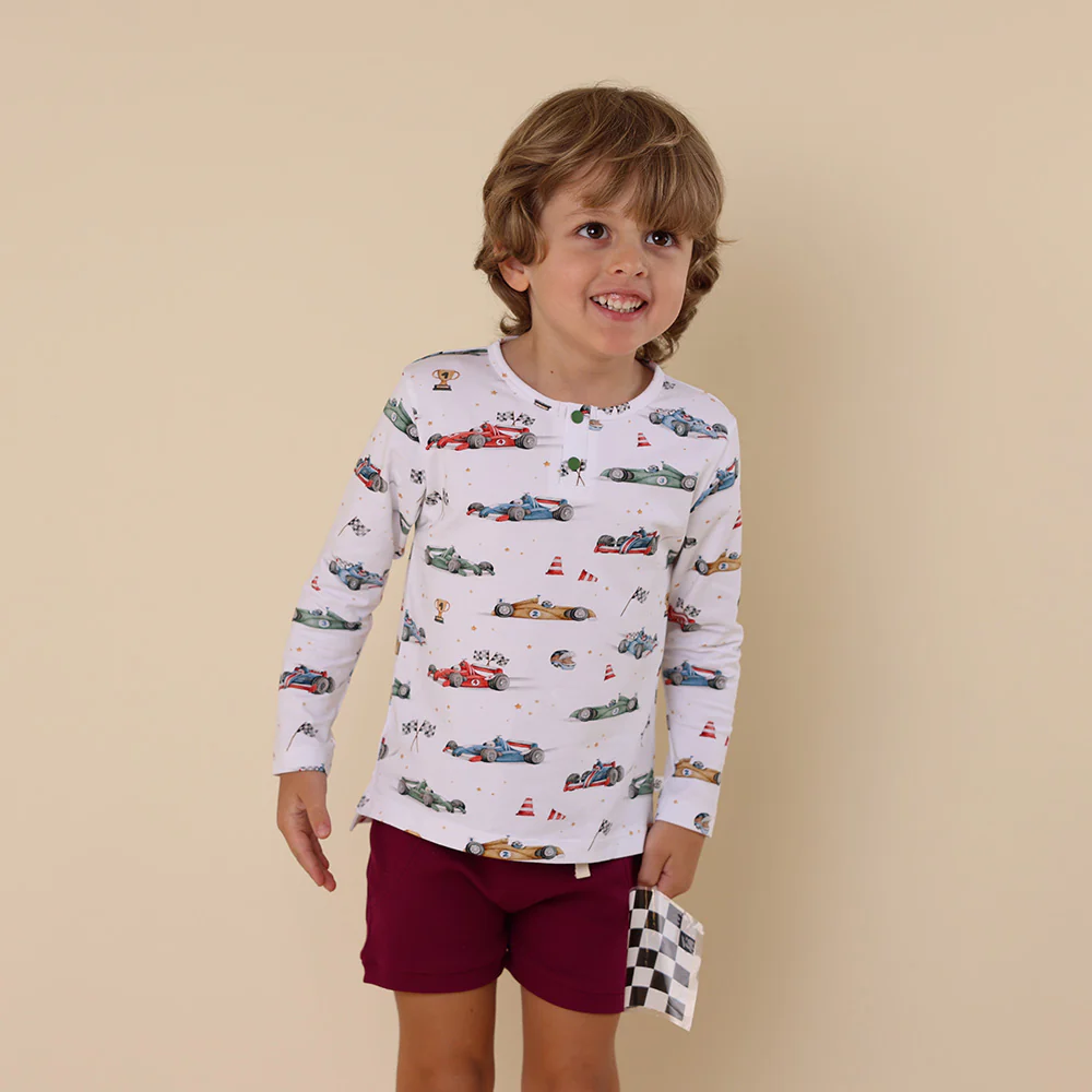 Little Racers Organic Long Sleeve Top - Image 9