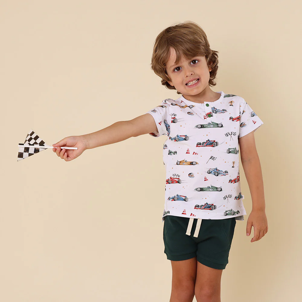 Little Racers Organic Short Sleeve Top - Image 3