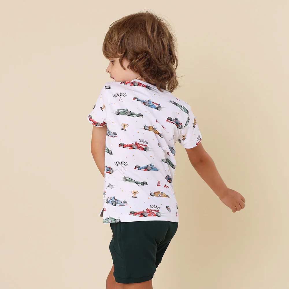 Little Racers Organic Short Sleeve Top - Image 4