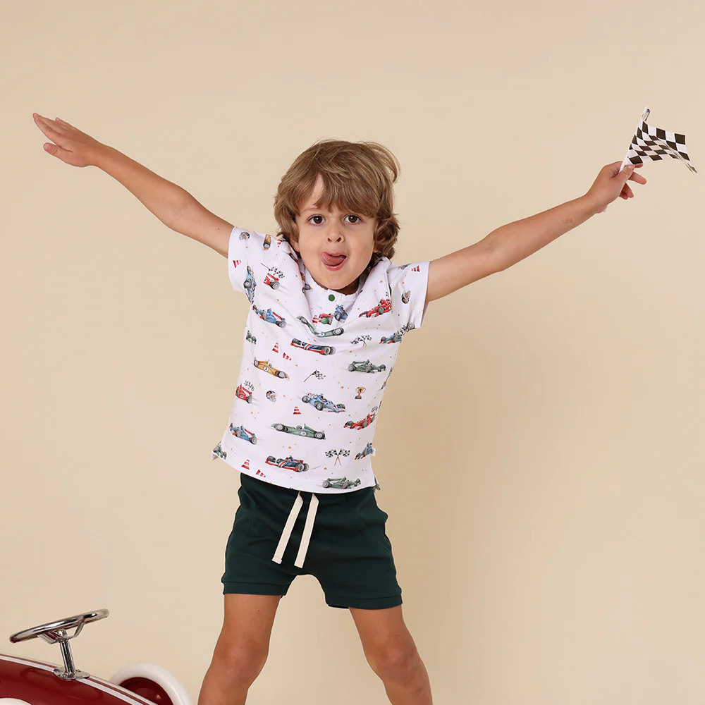Little Racers Organic Short Sleeve Top - Image 7