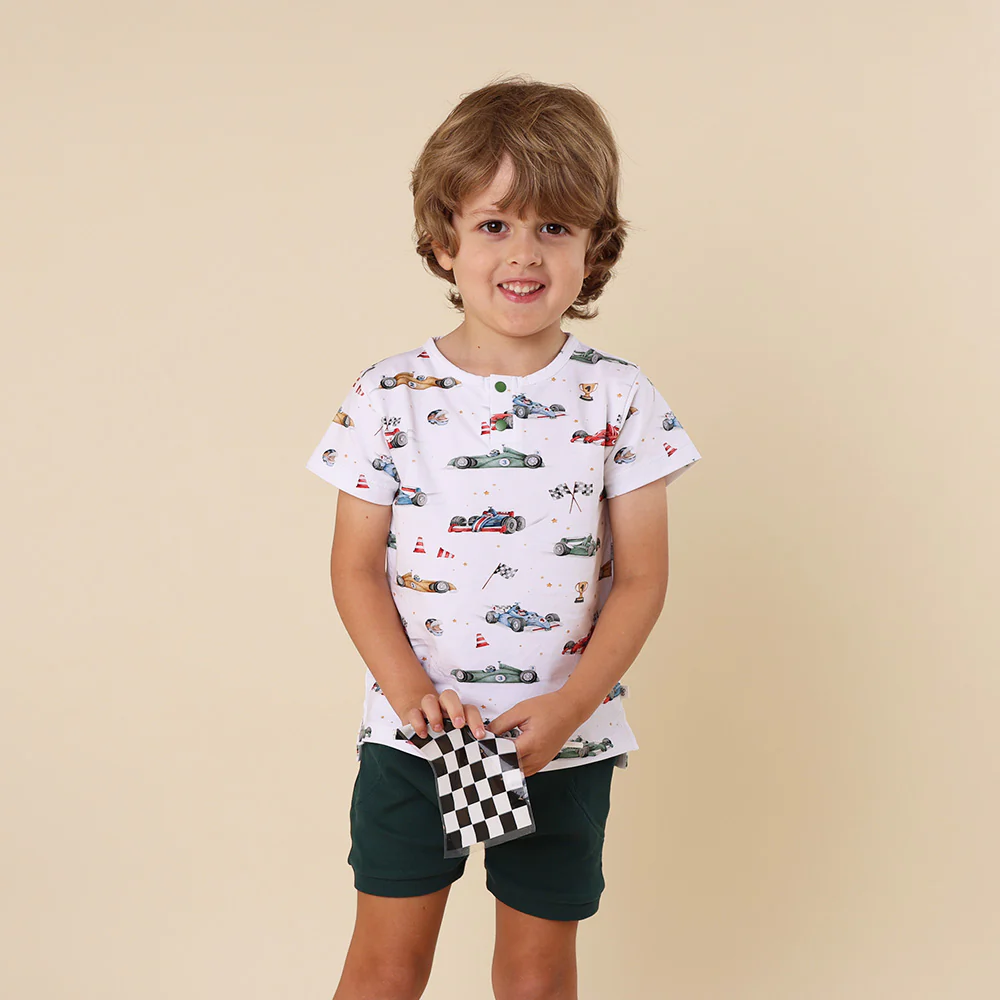 Little Racers Organic Short Sleeve Top - Image 9