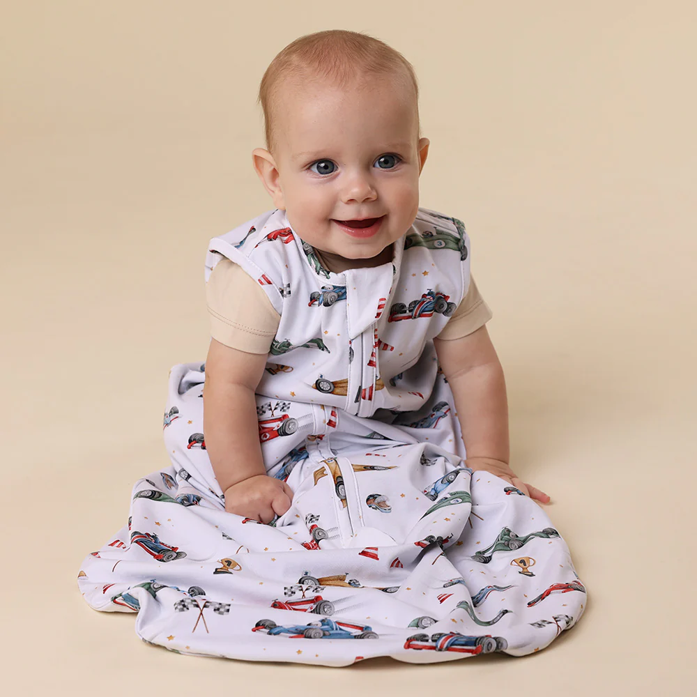 Little Racers Organic Sleeping Bag 1.0 TOG - Image 5
