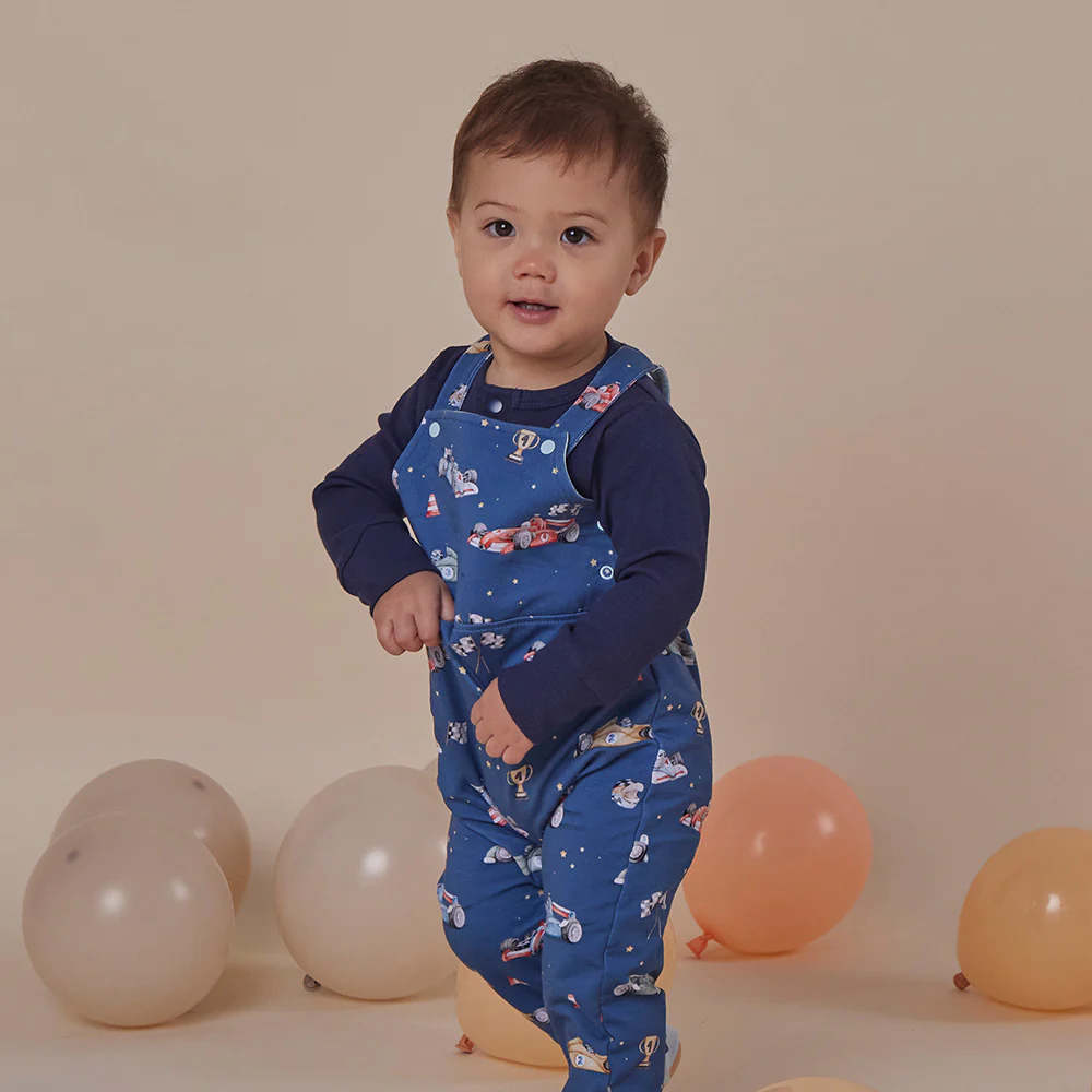 Little Racers Organic Snuggle Overalls - Image 10