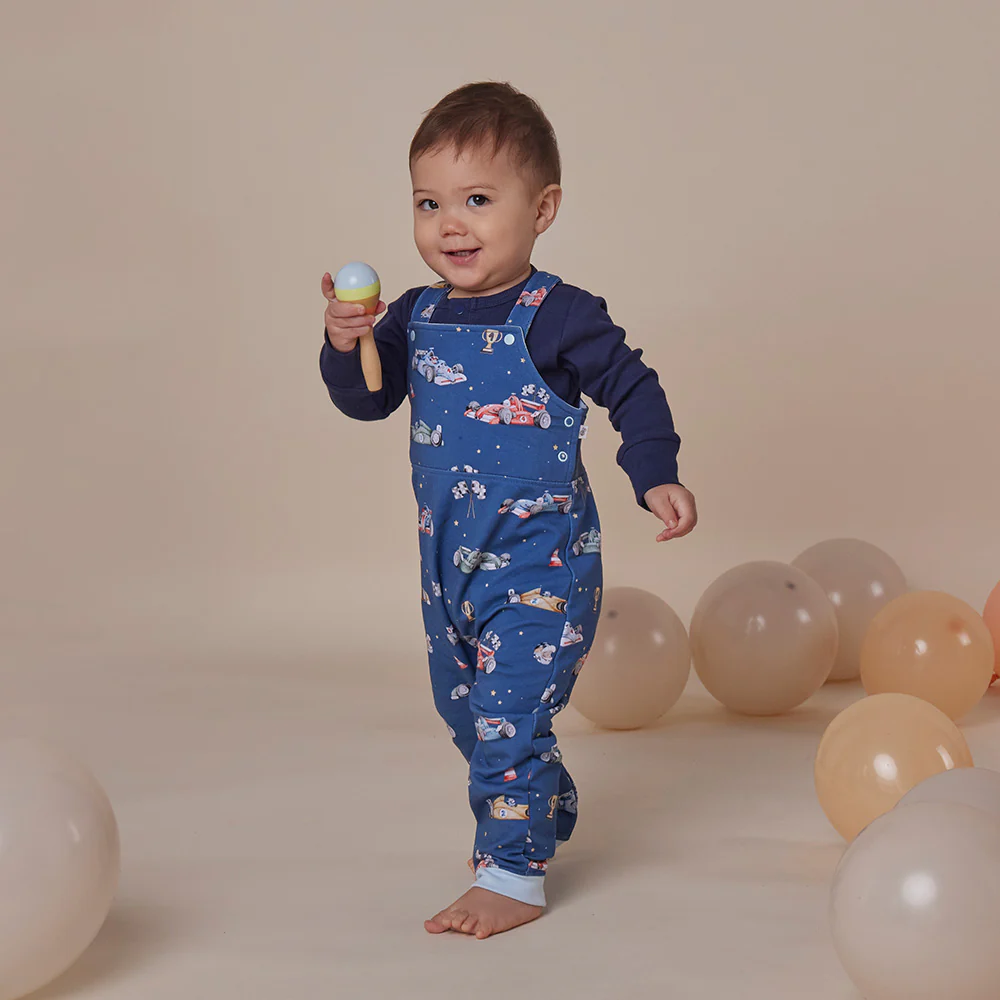 Little Racers Organic Snuggle Overalls - Image 11