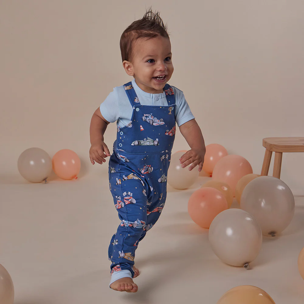 Little Racers Organic Snuggle Overalls - Image 13