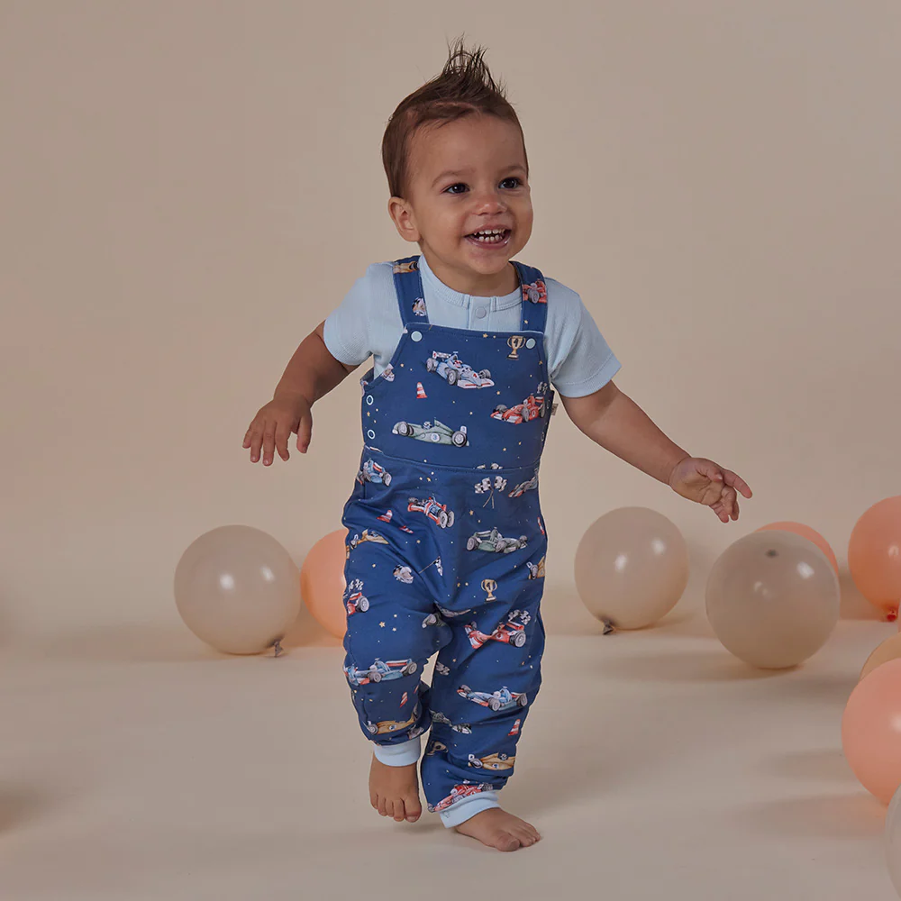 Little Racers Organic Snuggle Overalls - Image 14