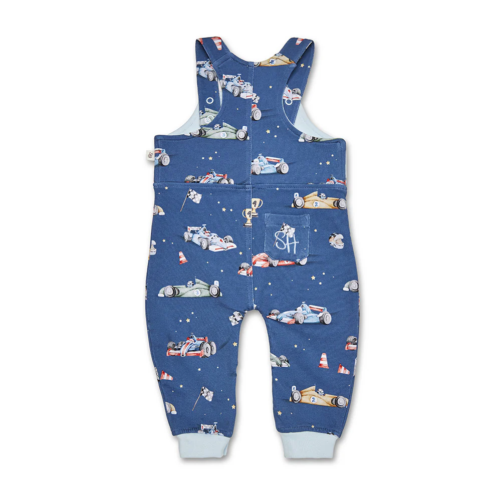 Little Racers Organic Snuggle Overalls - Image 6