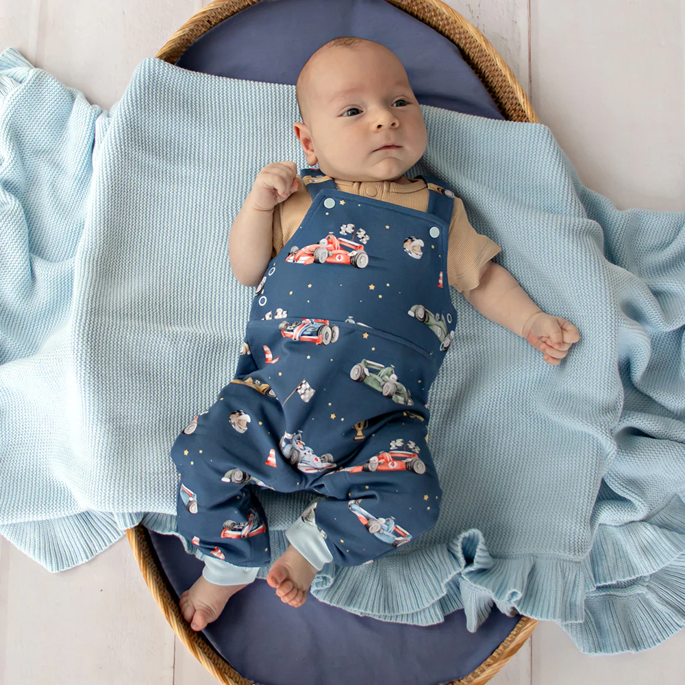 Little Racers Organic Snuggle Overalls - Image 8