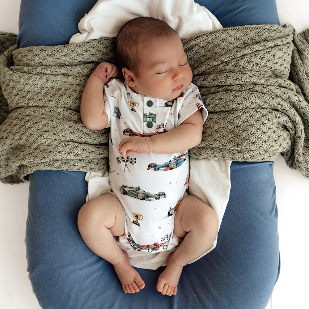 Little Racers Short Sleeve Organic Bodysuit - Image 6